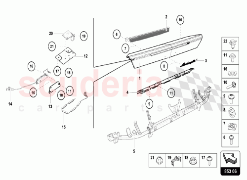Part Diagram for Lamborghini N90910102