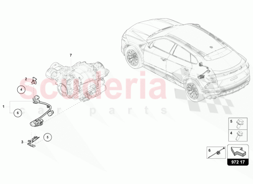 Part Diagram for Lamborghini 4M0971222