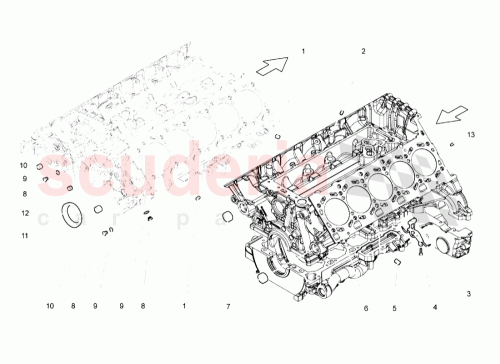 Part Diagram for Lamborghini N0222221