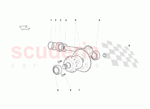 Part Diagram for Lamborghini 086311124