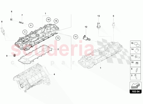 Part Diagram for Lamborghini WHT006493A