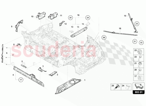 Part Diagram for Lamborghini 4M0803780AF