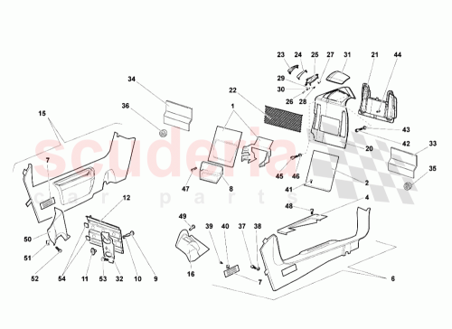 Part Diagram for Lamborghini 417854888F