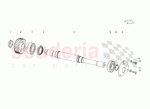 Part Diagram for Lamborghini 086307303