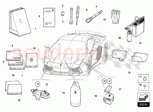 Part Diagram for Lamborghini 476012040BE