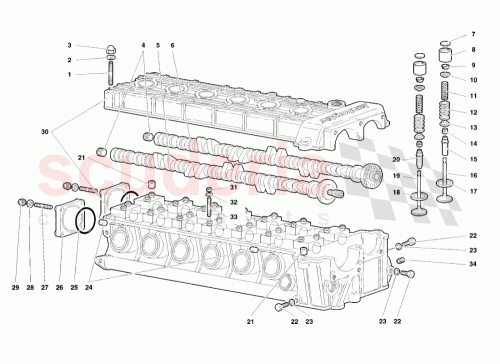 Part Diagram for Lamborghini 460132001