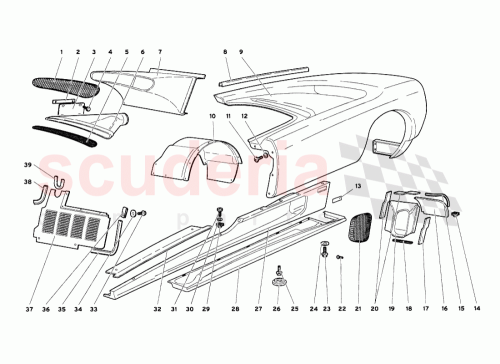 Part Diagram for Lamborghini 0066007286