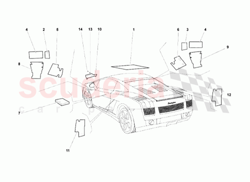 Part Diagram for Lamborghini 400863924
