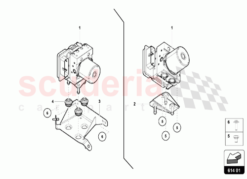 Part Diagram for Lamborghini 470614517D