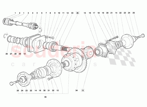 Part Diagram for Lamborghini 008523514
