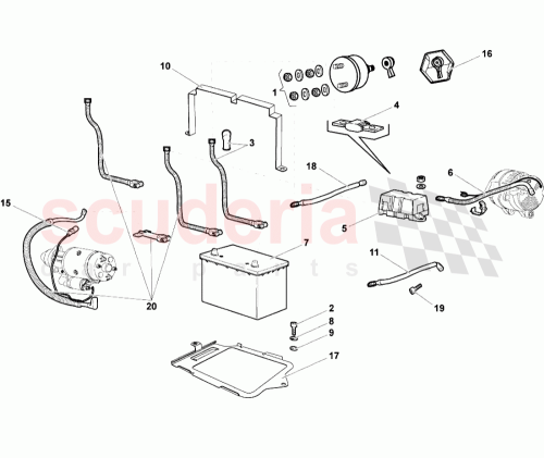 Part Diagram for Lamborghini 410915105A