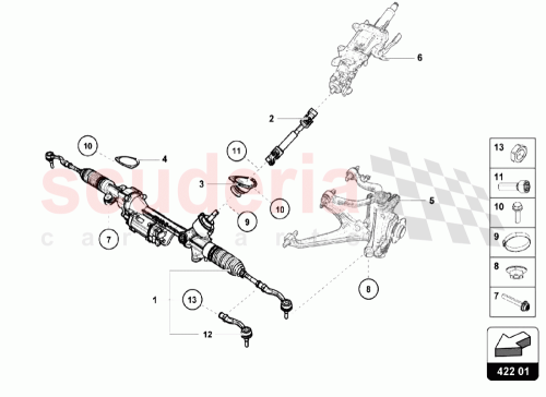 Part Diagram for Lamborghini N01116417