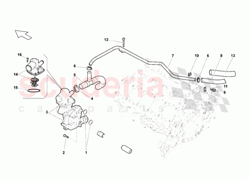 Part Diagram for Lamborghini 400121092