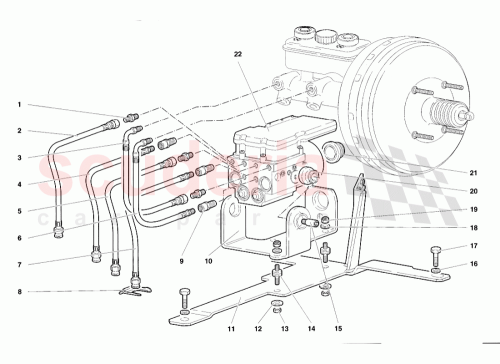 Part Diagram for Lamborghini 0031001503