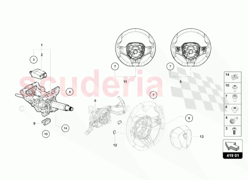 Part Diagram for Lamborghini 470419506F