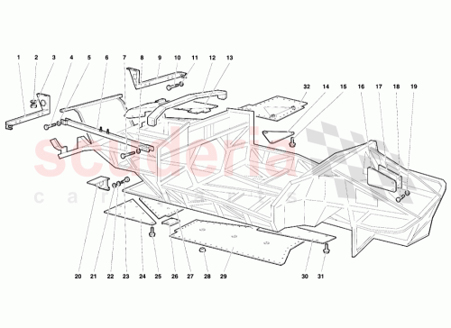 Part Diagram for Lamborghini 009490205