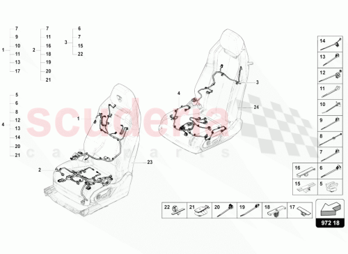 Part Diagram for Lamborghini 4ML971369B