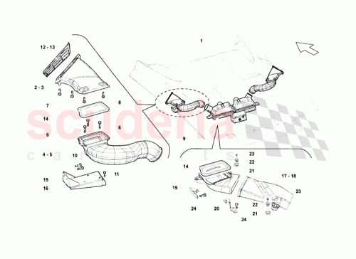 Part Diagram for Lamborghini 407133688