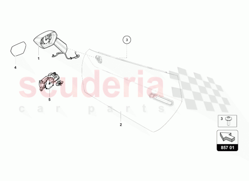 Part Diagram for Lamborghini 4T0857387GRU