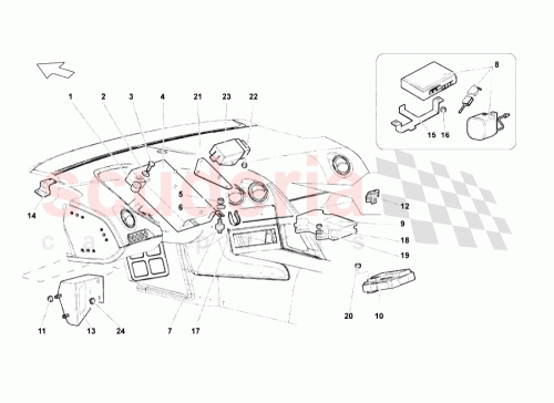 Part Diagram for Lamborghini WHT003112