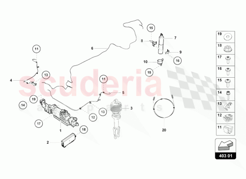 Part Diagram for Lamborghini 4T0698030