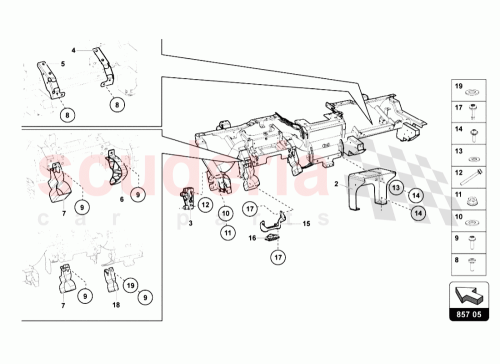 Part Diagram for Lamborghini 470863345