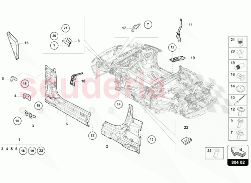 Part Diagram for Lamborghini N10227902