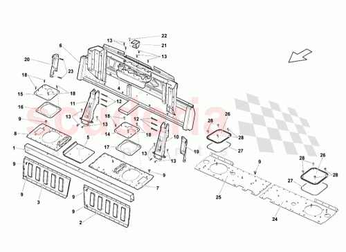 Part Diagram for Lamborghini 407803227