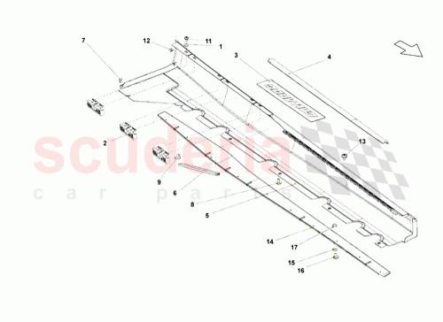 Part Diagram for Lamborghini 400853564C