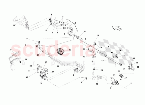 Part Diagram for Lamborghini 400820529