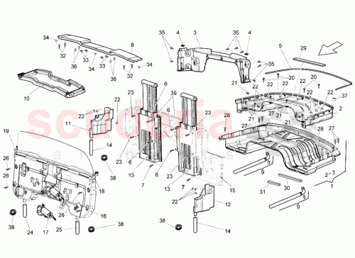 Part Diagram for Lamborghini N0103917