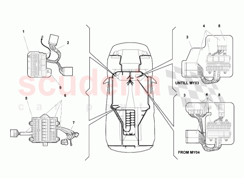 Part Diagram for Lamborghini 008832603