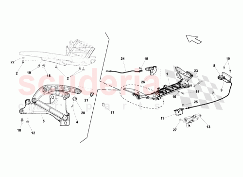 Part Diagram for Lamborghini 407133599E