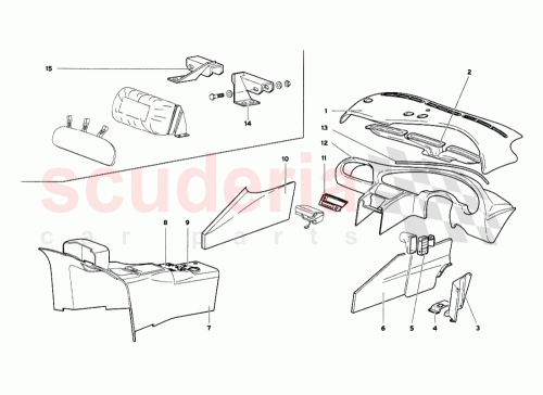 Part Diagram for Lamborghini 0041007715