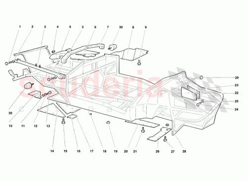 Part Diagram for Lamborghini 004137362