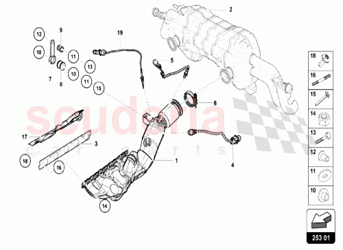 Part Diagram for Lamborghini 8K0253295
