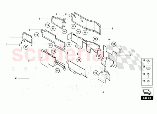 Part Diagram for Lamborghini 470825731A