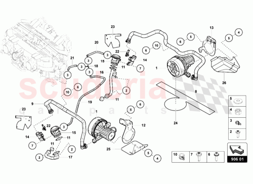 Part Diagram for Lamborghini 470133897B