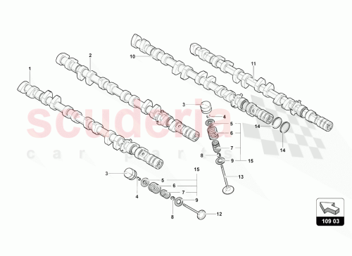 Part Diagram for Lamborghini 07M109623M