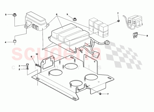 Part Diagram for Lamborghini 009909101