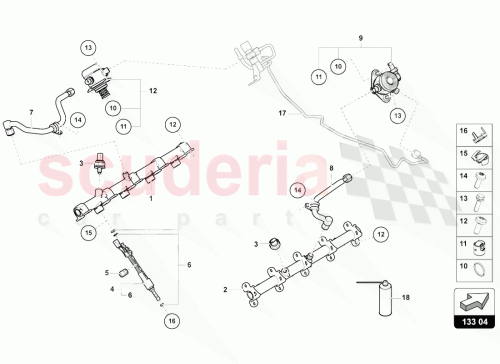 Part Diagram for Lamborghini 04E998907A