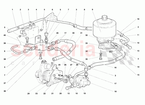 Part Diagram for Lamborghini 004034570