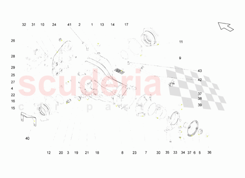 Part Diagram for Lamborghini 086311807
