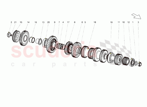 Part Diagram for Lamborghini 086311163