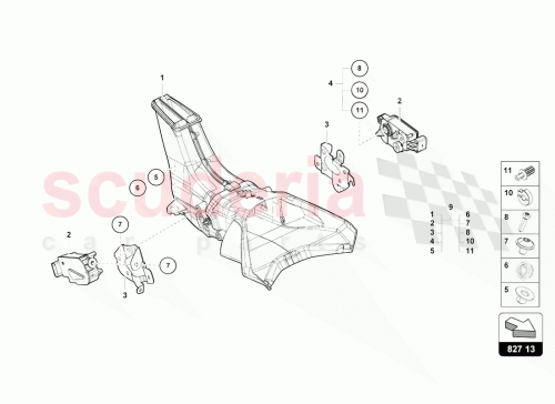 Part Diagram for Lamborghini 470827271