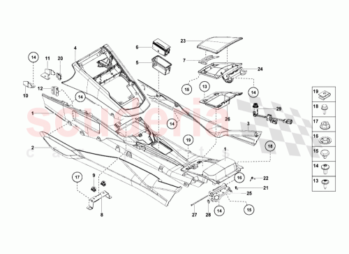 Part Diagram for Lamborghini 470863667