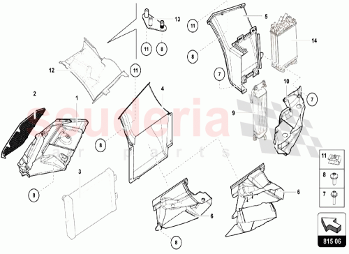 Part Diagram for Lamborghini 470825260E