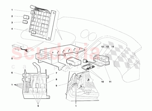 Part Diagram for Lamborghini 009414627