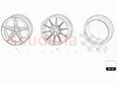 Part Diagram for Lamborghini 4ML601025G