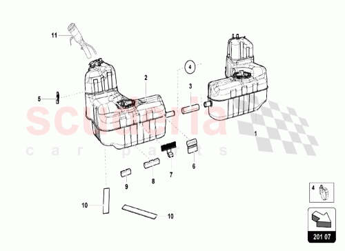 Part Diagram for Lamborghini 420201365